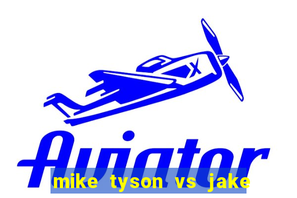 mike tyson vs jake paul assistir online